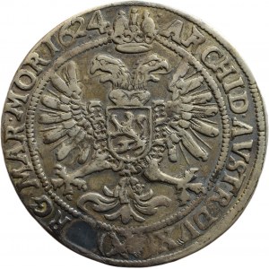 Ferdinand II. 1619-1637, 1/2 tolar 1624 Praha-Suttner
