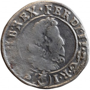 Ferdinand II. 1619-1637, 3 krejcar 1626 Praha-Hübmer