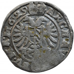 Ferdinand II. 1619-1637, 3 krejcar 1629 Praha-Hübmer