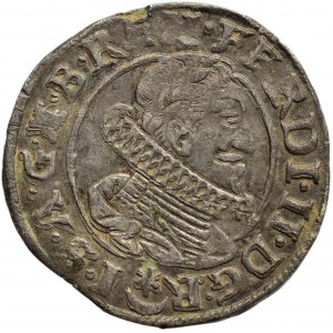 Ferdinand II. 1619-1637, 3 krejcar 1630 Praha-Hübmer