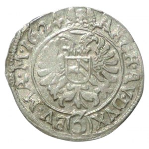 Ferdinand II. 1619-1637, 3 krejcar 1624 Kutná Hora
