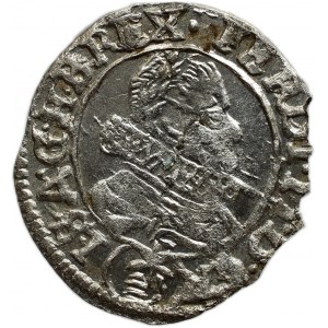 Ferdinand II. 1619-1637, 1 krejcar 1637 Praha-Wolker