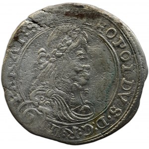 Leopold I. 1657-1705, 6 krejcar 1678 I Prague - Janinalli