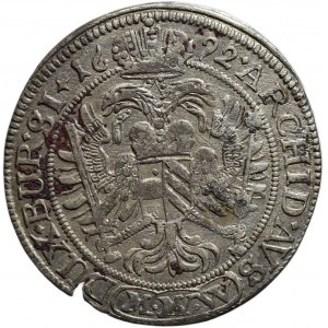 Leopold I. 1657-1705, VI krejcar 1692 MMW Vratislav - Wackerl