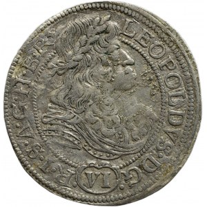 Leopold I. 1657-1705, VI krejcar 1686 MMW Opolí - Wackerl