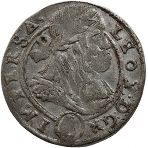 Leopold I. 1657-1705, 3 krejcar 1670 Kutná Hora - Hackl