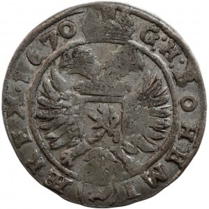 Leopold I. 1657-1705, 3 krejcar 1670 Kutná Hora - Hackl