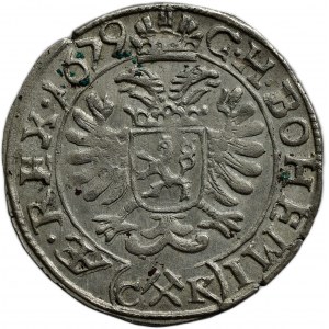 Leopold I. 1657-1705, 3 krejcar 1679 Kutná Hora - Krahel