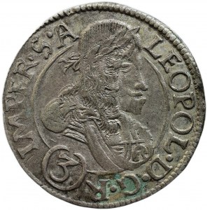Leopold I. 1657-1705, 3 krejcar 1693 CK Kutná Hora - Krahel