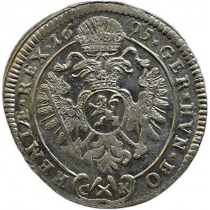 Leopold I. 1657-1705, 3 krejcar 1695 CK Kutná Hora - Krahel