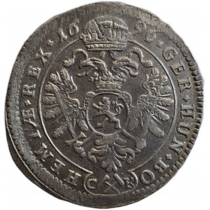 Leopold I. 1657-1705, 3 krejcar 1696 CK Kutná Hora - Krahel
