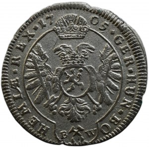 Leopold I. 1657-1705, 3 krejcar 1705 BW Kutná Hora - Wonsiedler