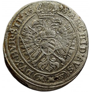 Leopold I. 1657-1705, 3 krejcar 1695 MMW Vratislav - Wackerl
