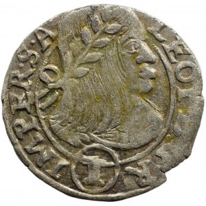 Leopold I. 1657-1705, 1 krejcar 1660 Kutná Hora - Hackl