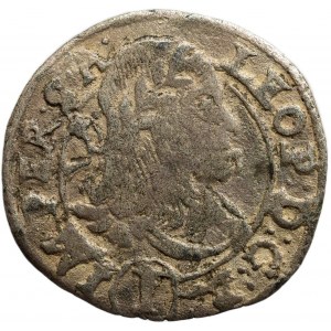 Leopold I. 1657-1705, 1 krejcar 1665 Kutná Hora - Hackl