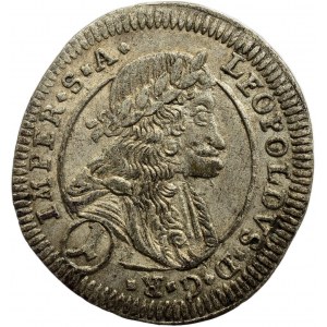 Leopold I. 1657-1705, 1 krejcar 1704 Kutná Hora - Wohnsiedler