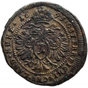 Leopold I. 1657-1705, 1 Krejcar 1695 Vienna Mittermayer