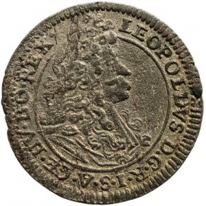 Leopold I. 1657-1705, 1 krejcar 1695 Augssburg