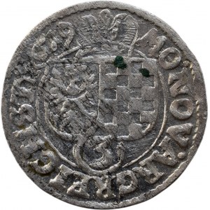 Lehnice-Břeh, Johann Christian a Jiří Rudolf 1602-1621, 3 krejcar 1619 HR Rychleby