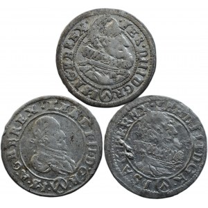 Ferdinand II. 1619-1637, 3 Krejcar 1624 Wien - div. andere Porträts