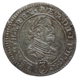 Ferdinand II. 1619-1637, 3 krejcar 1626 Graz