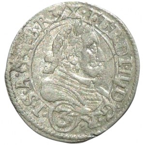 Ferdinand II. 1619-1637, 3 krejcar 1637 Graz