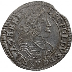Leopold I. 1657-1705, XV krejcar 1660 Vídeň-Faber