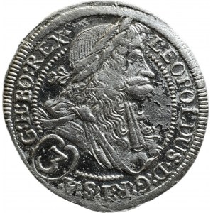 Leopold I. 1657-1705, 3 krejcar 1700 IA Graz
