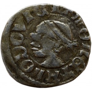 Louis of Anjou 1342-1382, denarius Huszár 547 L-S