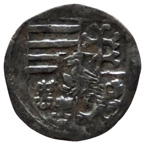 Matej Korvín 1458-1490, obol, K-erb, Huszár 727