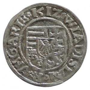 Vladislav Jagelovský 1471-1516, denár 1512 KG