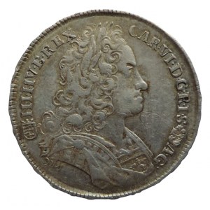Karel VI. 1711-1740, 1/2 tolar 1726 KB