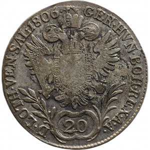 František II. 1792-1835, 20 krejcar 1806 B