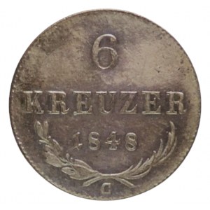 6 krejcar 1848 C