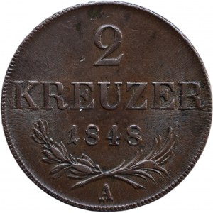 2 krejcar 1848 A