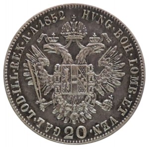 20 krejcar 1852 A