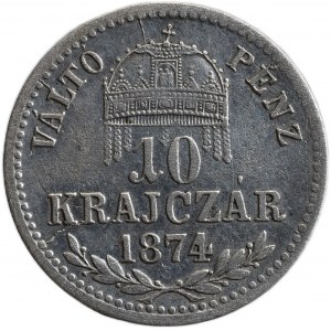 10 krejcar 1874 KB