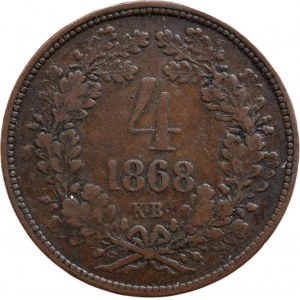 4 krejcar 1868 KB