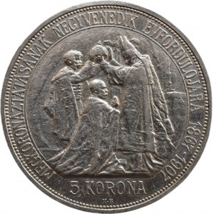 5 kor. 1907 KB - coronation