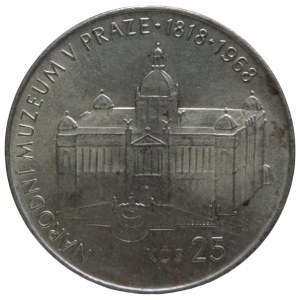 25 CZK 1968 National Museum