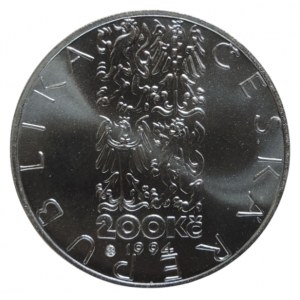 200 CZK 1994 Horse-drawn tram Brno