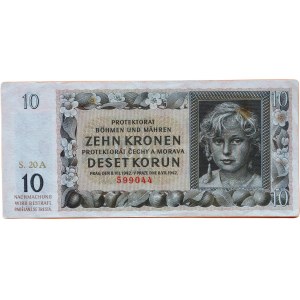 PROTECTORATE, 10 Korun 1942 - 20A 599044