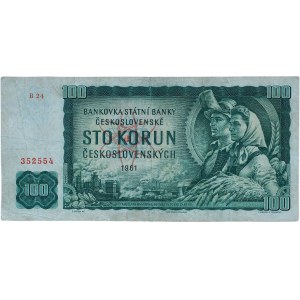 Czechoslovakia 1945-1989, 100 CZK 1961 - B 24