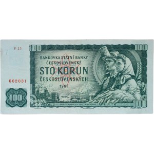 Czechoslovakia 1945-1989, 100 CZK 1961 - P 23