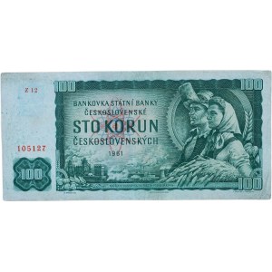 Czechoslovakia 1945-1989, 100 CZK 1961 - Z 12