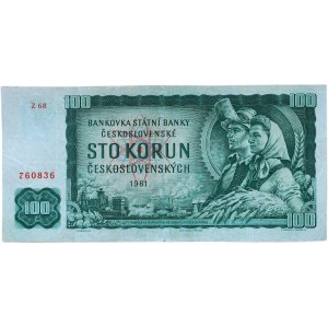 Czechoslovakia 1945-1989, 100 CZK 1961 - Z 68