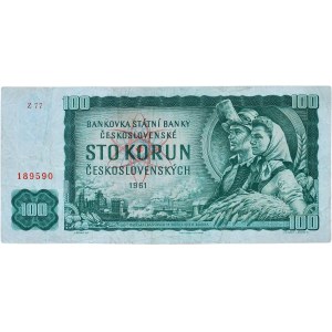 Czechoslovakia 1945-1989, 100 CZK 1961 - Z 77