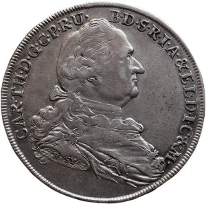 Bavorsko, Carl Theodor, 1777 - 1799, tolar 1778 H.ST.- madona