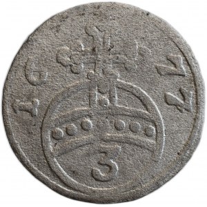 Braunschweig Lüneburg Celle, Christian Ludwig, 3 pfennig 1677