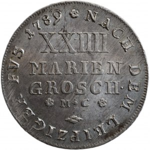 Brunswick-Wolfenbüttel, Karl Wilhelm Ferdinand 1780-1806, XXIIII Mariengroschen 1789 M.C (2/3 tolaru)